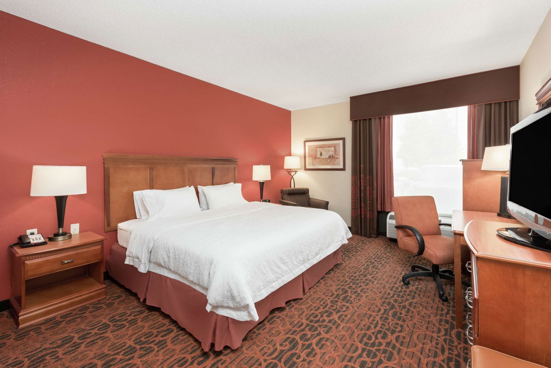 Pillowtop beds, in-room safe, iron/ironing board, free cribs/infant beds