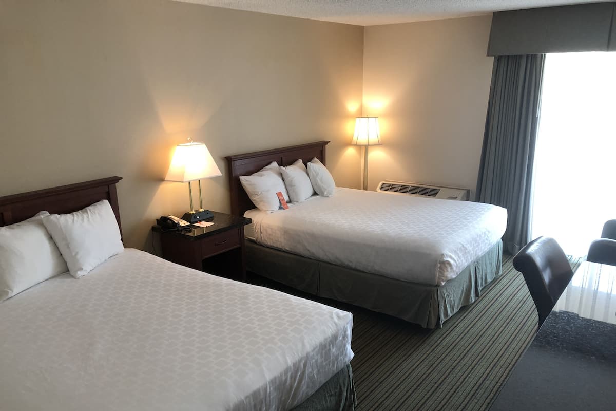 In-room safe, desk, laptop workspace, iron/ironing board