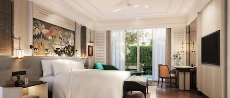 1 bedroom, premium bedding, down comforters, minibar