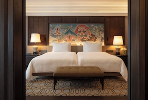 Suite (Anantara) | Peralatan tempat tidur premium, gebar bulu kapas, bar mini