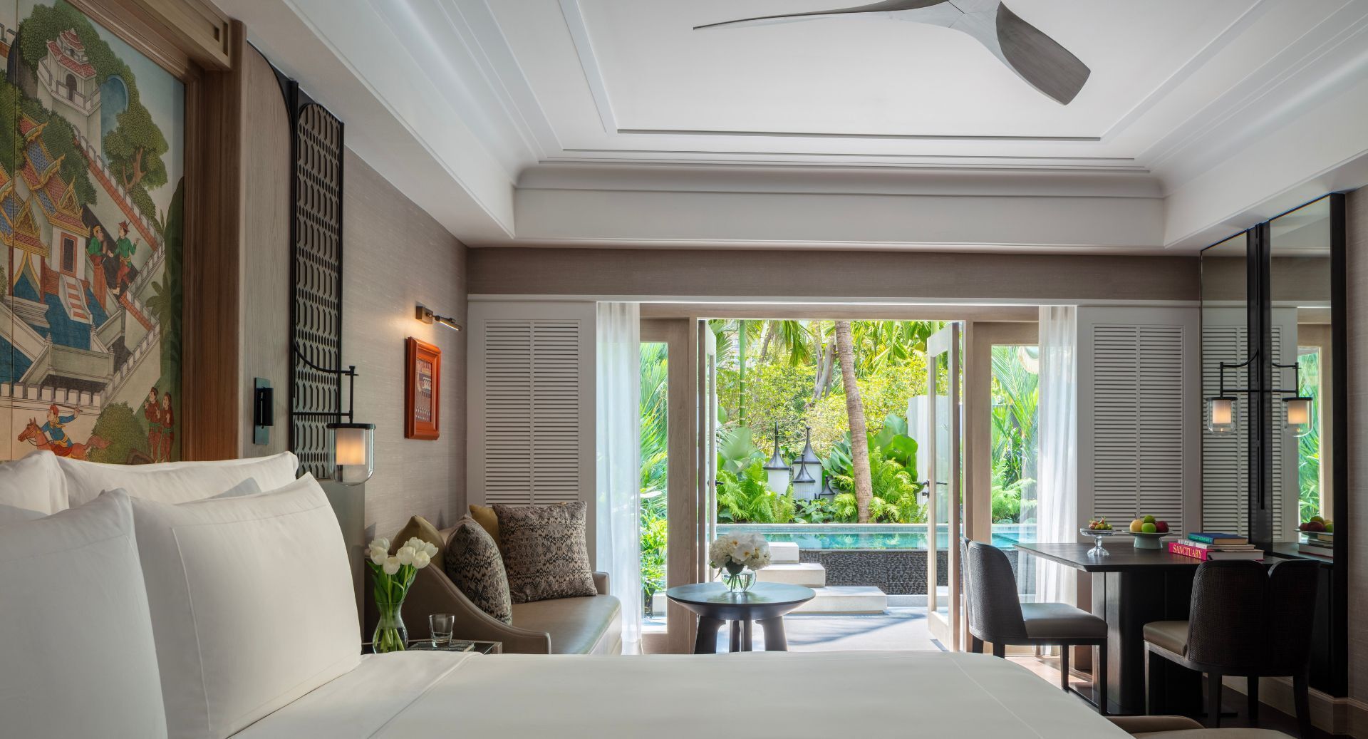 Premium bedding, down duvets, minibar, in-room safe