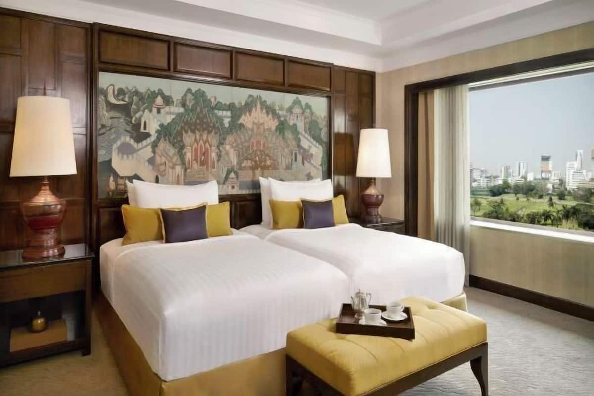 1 Schlafzimmer, hochwertige Bettwaren, Daunenbettdecken, Minibar