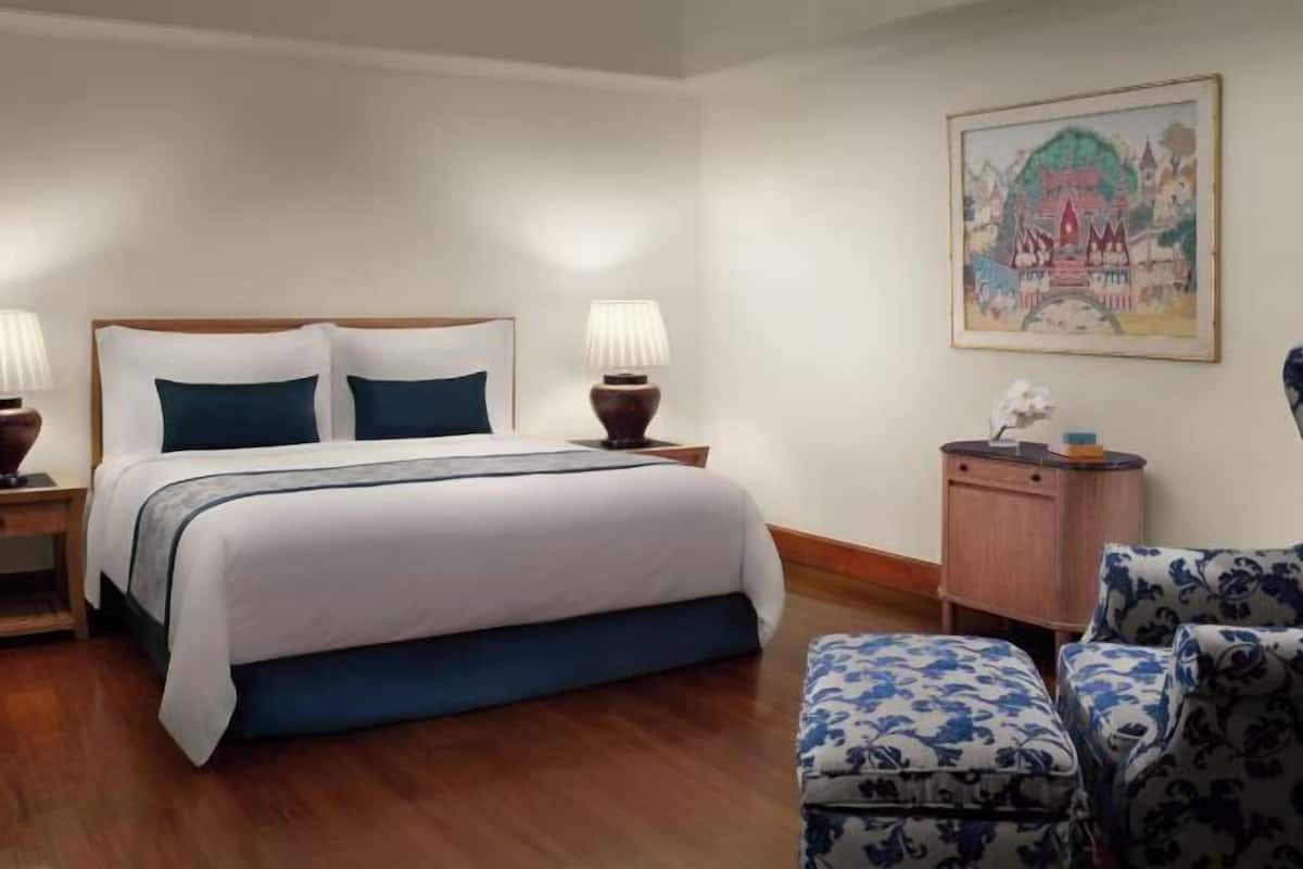 1 Schlafzimmer, hochwertige Bettwaren, Daunenbettdecken, Minibar