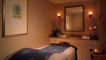 Body wraps, body scrubs, facials, massages