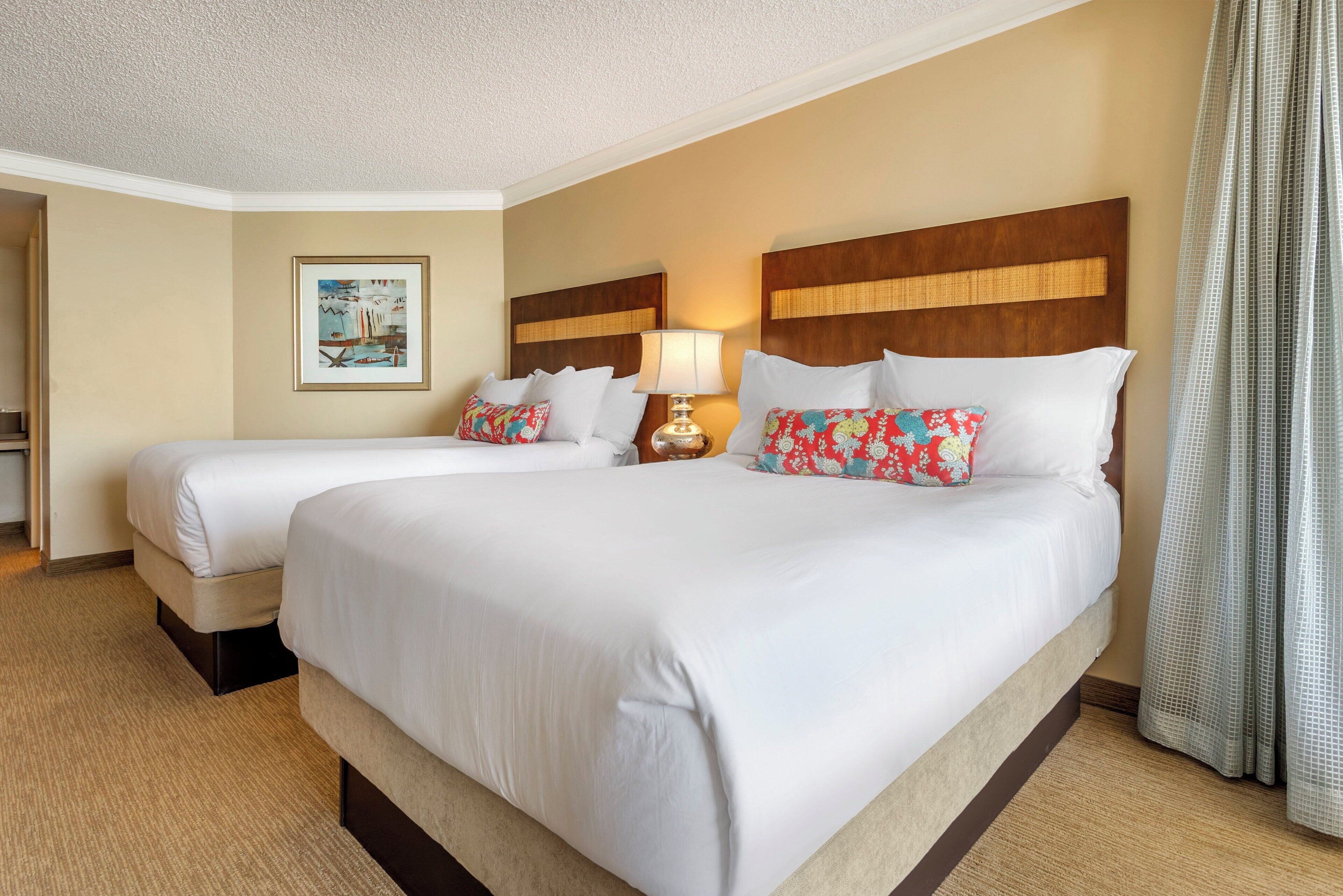 Egyptian cotton sheets, premium bedding, down duvets, in-room safe