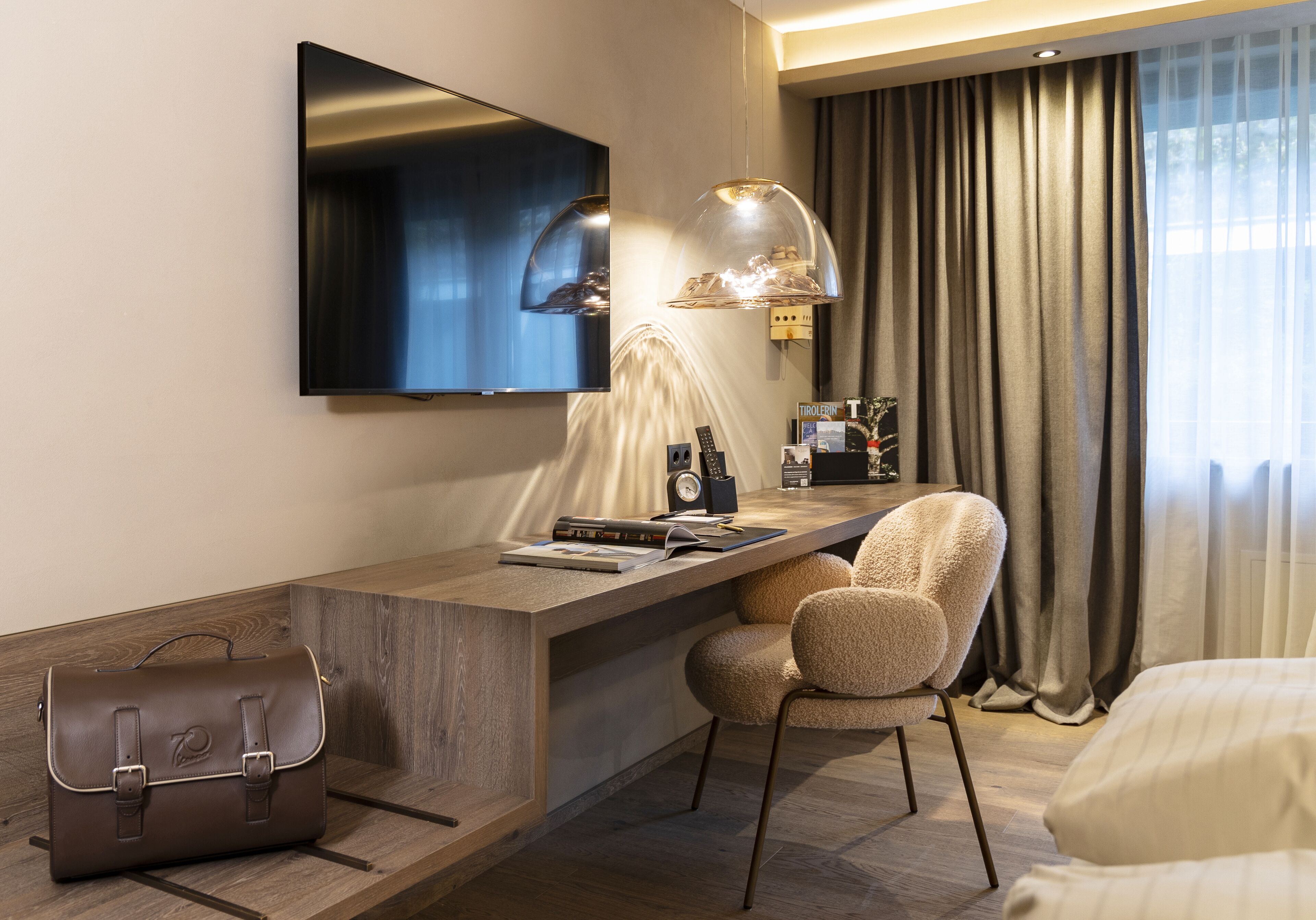 design double room (innsbruck) | premium bedding, in-room safe, desk, blackout curtains