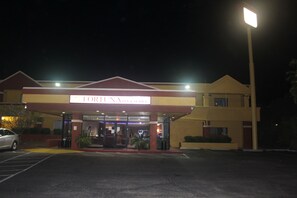 Front of property - evening/night