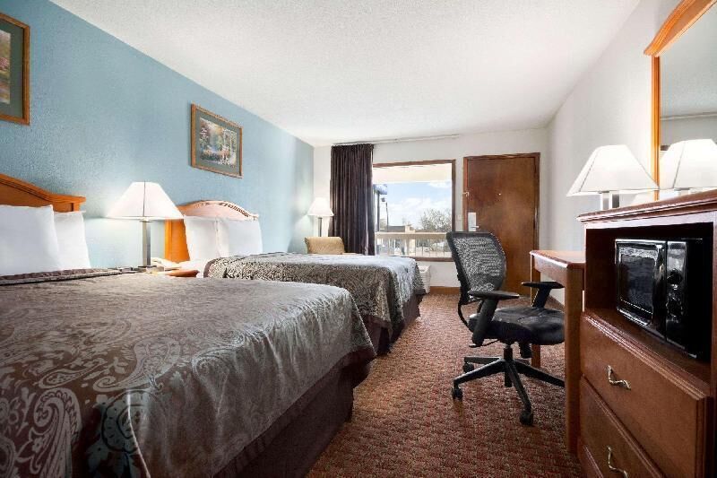 Premium bedding, desk, blackout curtains, iron/ironing board