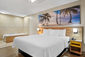 Studio Suite, 1 Tempat Tidur King, Bebas Asap Rokok | Seprai premium, meja kerja, tirai kedap cahaya, dan setrika/meja setrika