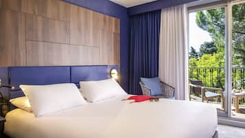 Privilege, Phòng, 1 giường đôi, sân hiên, quang cảnh vườn | 1 phòng ngủ, bộ đồ giường cao cấp, két bảo mật tại phòng