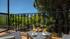 Uitzicht vanaf balkon