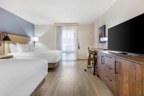 Standard Room, 2 Queen Beds, Accessible, Refrigerator & Microwave | In-room safe, laptop workspace, soundproofing, iron/ironing board