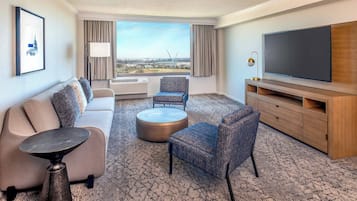 Suite, 1 Bedroom | Premium bedding, desk, laptop workspace, iron/ironing board