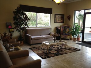 Lobby sitting area