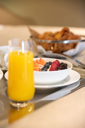Daily continental breakfast for a fee