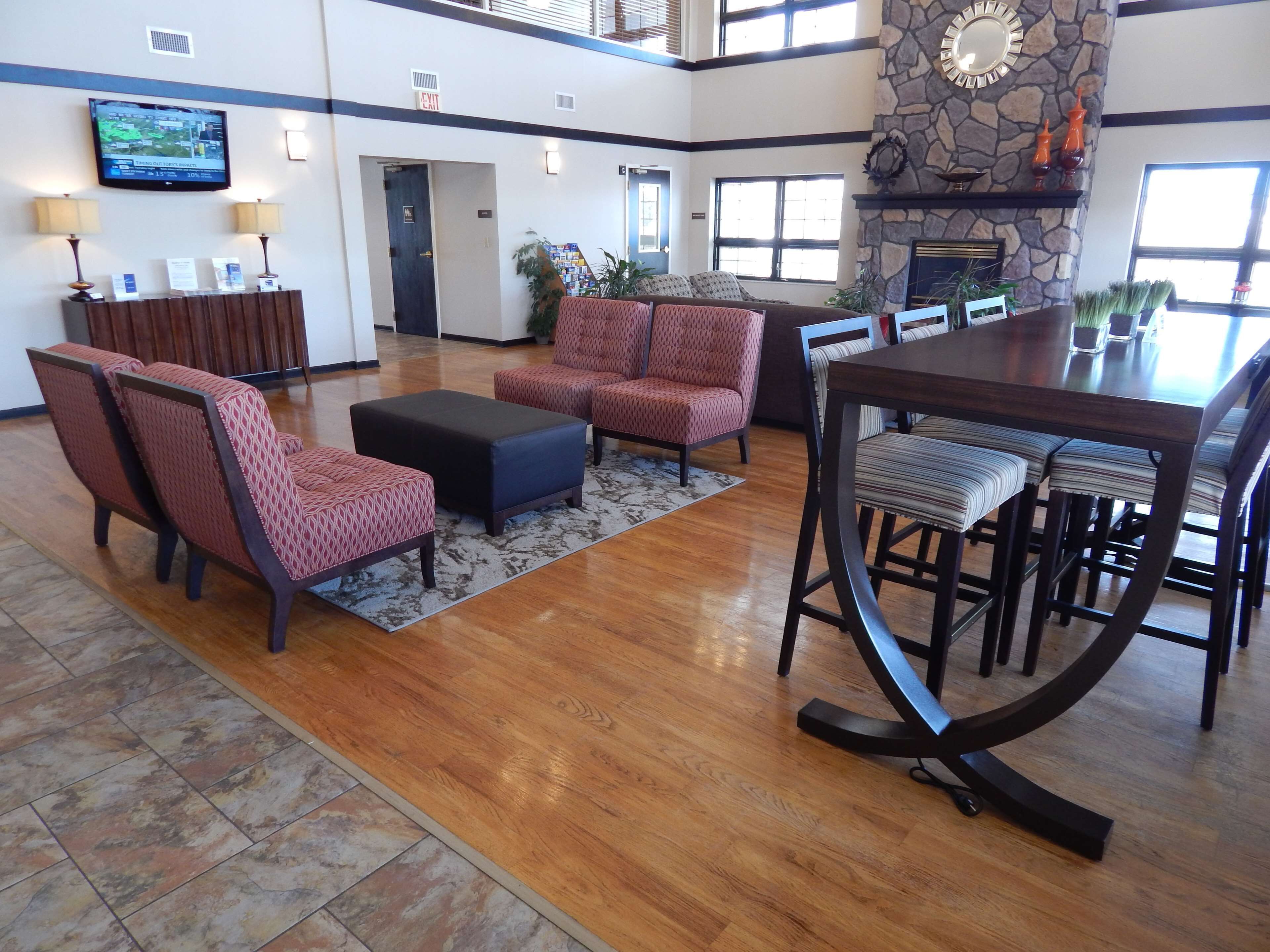 Sala de estar en el lobby