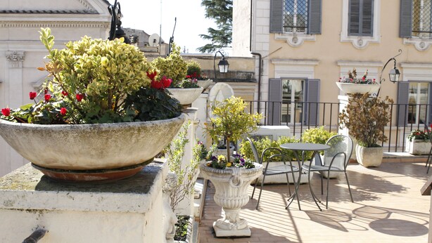 Terrace/patio - Hotel Sistina (Rome)
