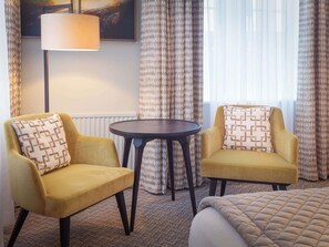 Classic Double or Twin | Desk, blackout drapes, iron/ironing board, free cribs/infant beds - Mercure Blackburn Dunkenhalgh Hotel & Spa (Accrington)