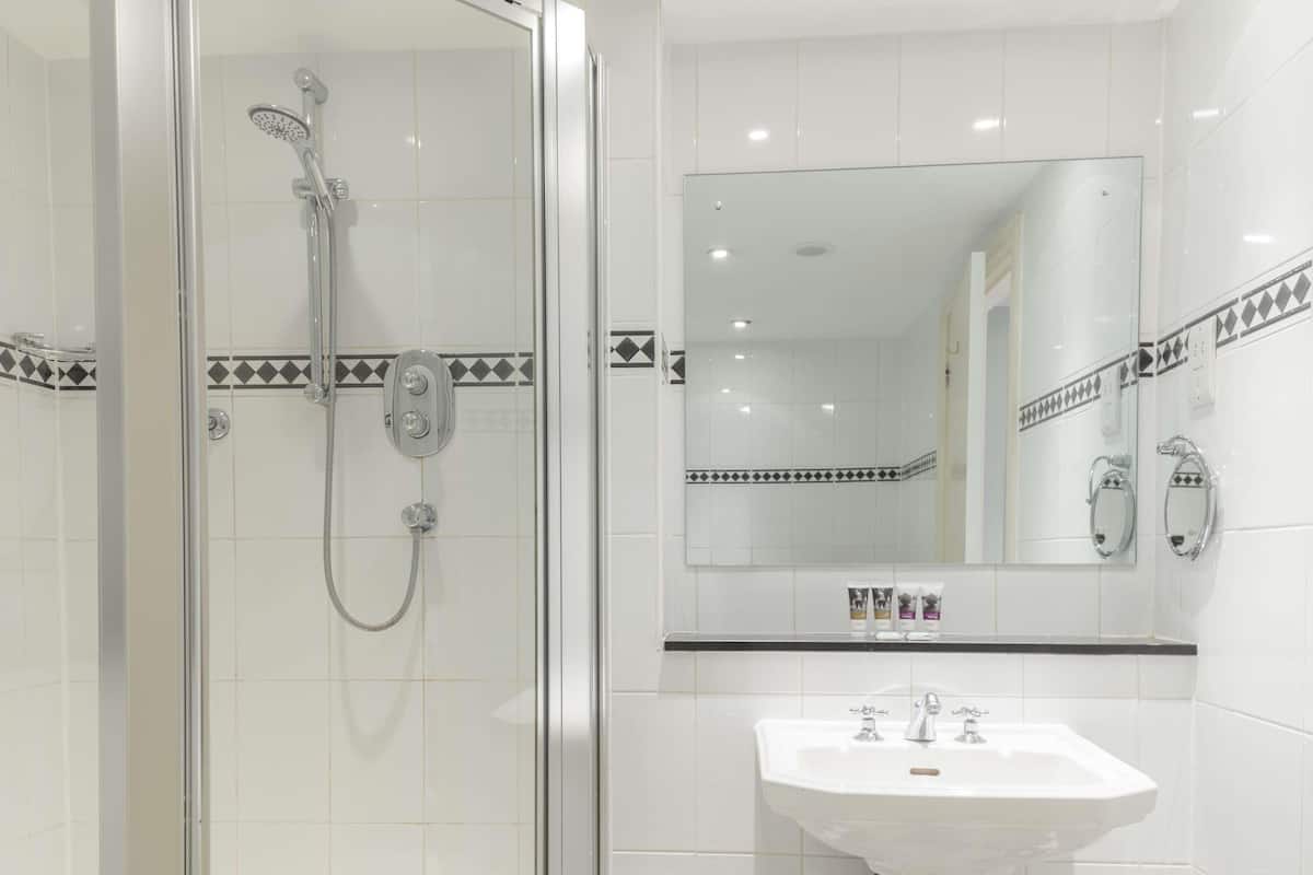 1 bedroom, desk, blackout curtains, iron/ironing board