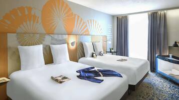 Classic Room, 2 Double Beds | Premium bedding, Select Comfort beds, desk, blackout drapes