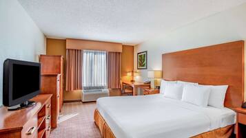 Rom, 1 kingsize-seng, ikke-røyk | Sengetøy av topp kvalitet, safe på rommet og skrivebord