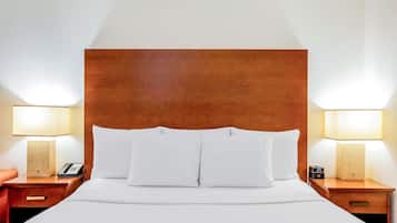 Ropa de cama de alta calidad, caja fuerte, escritorio