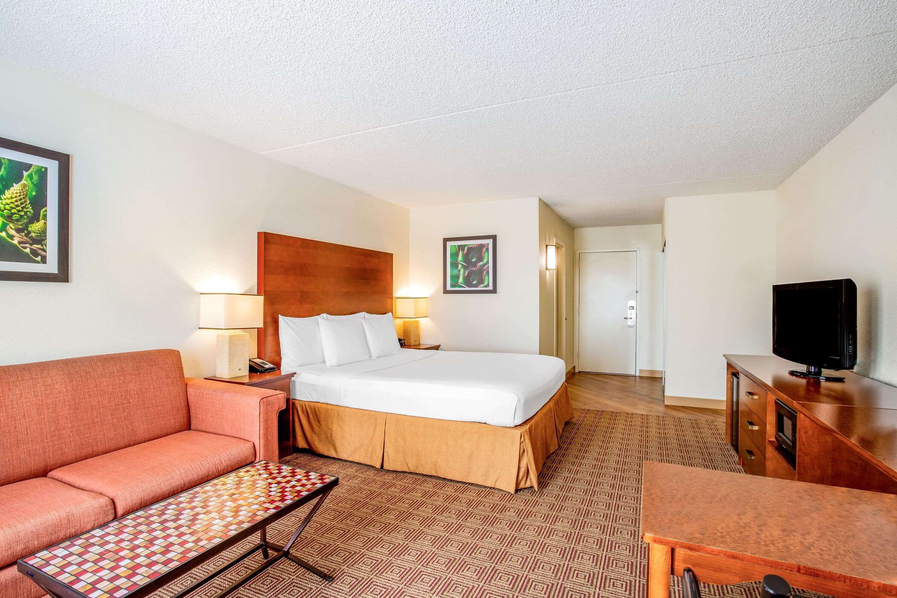 Suite, 1 cama King size, para no fumadores | Ropa de cama de alta calidad y caja de seguridad en la habitación 