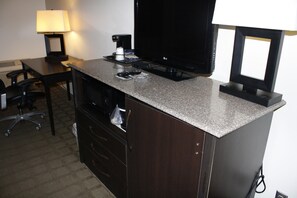 Room, 2 Double Beds, Smoking (Second Floor) | 1 bedroom, desk, laptop workspace, free cribs/infant beds