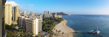 View from property looking out at Hilton Grand Vacations Club Grand Waikikian Honolulu