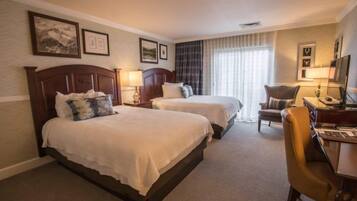 Premium bedding, pillowtop beds, in-room safe, desk