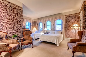 Premium bedding, pillow-top beds, in-room safe, desk