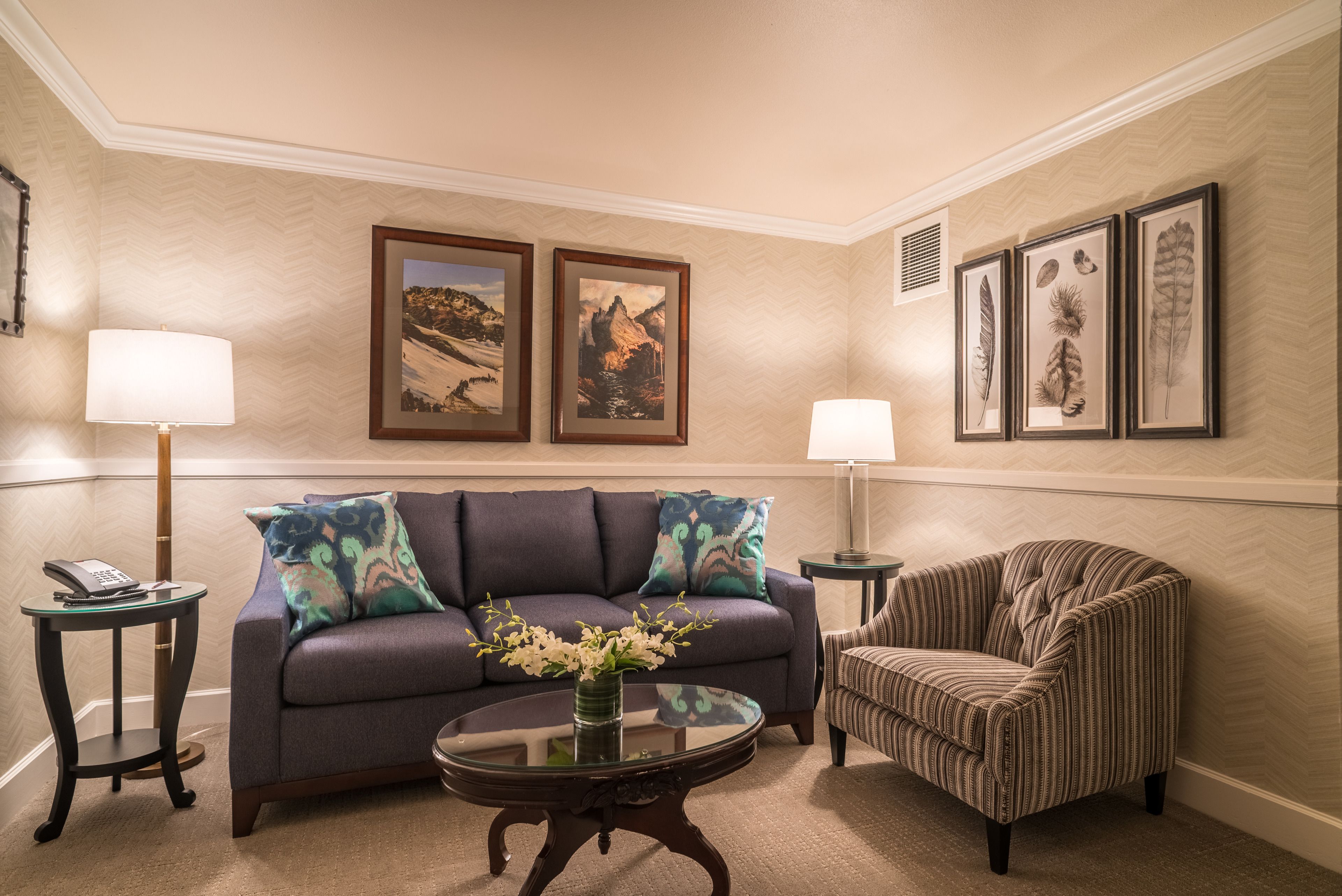 Premium bedding, pillowtop beds, in-room safe, desk