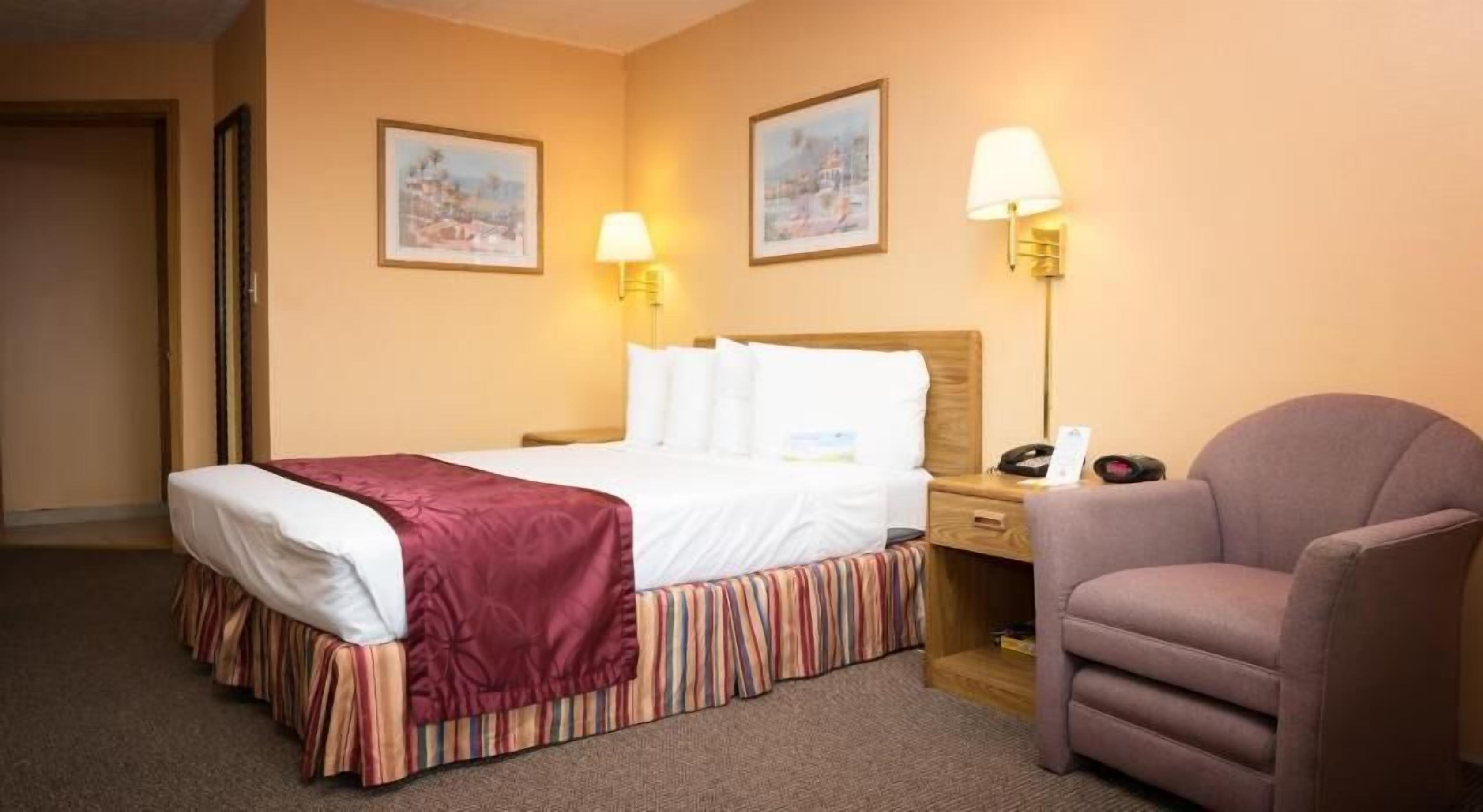 In-room safe, blackout drapes, iron/ironing board