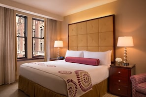 Egyptian cotton sheets, premium bedding, down duvets, pillow-top beds