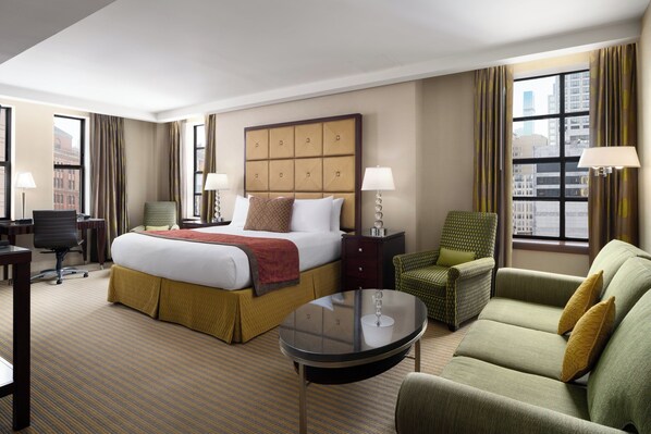 Egyptian cotton sheets, premium bedding, down duvets, pillow-top beds