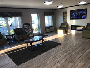 Lobby sitting area