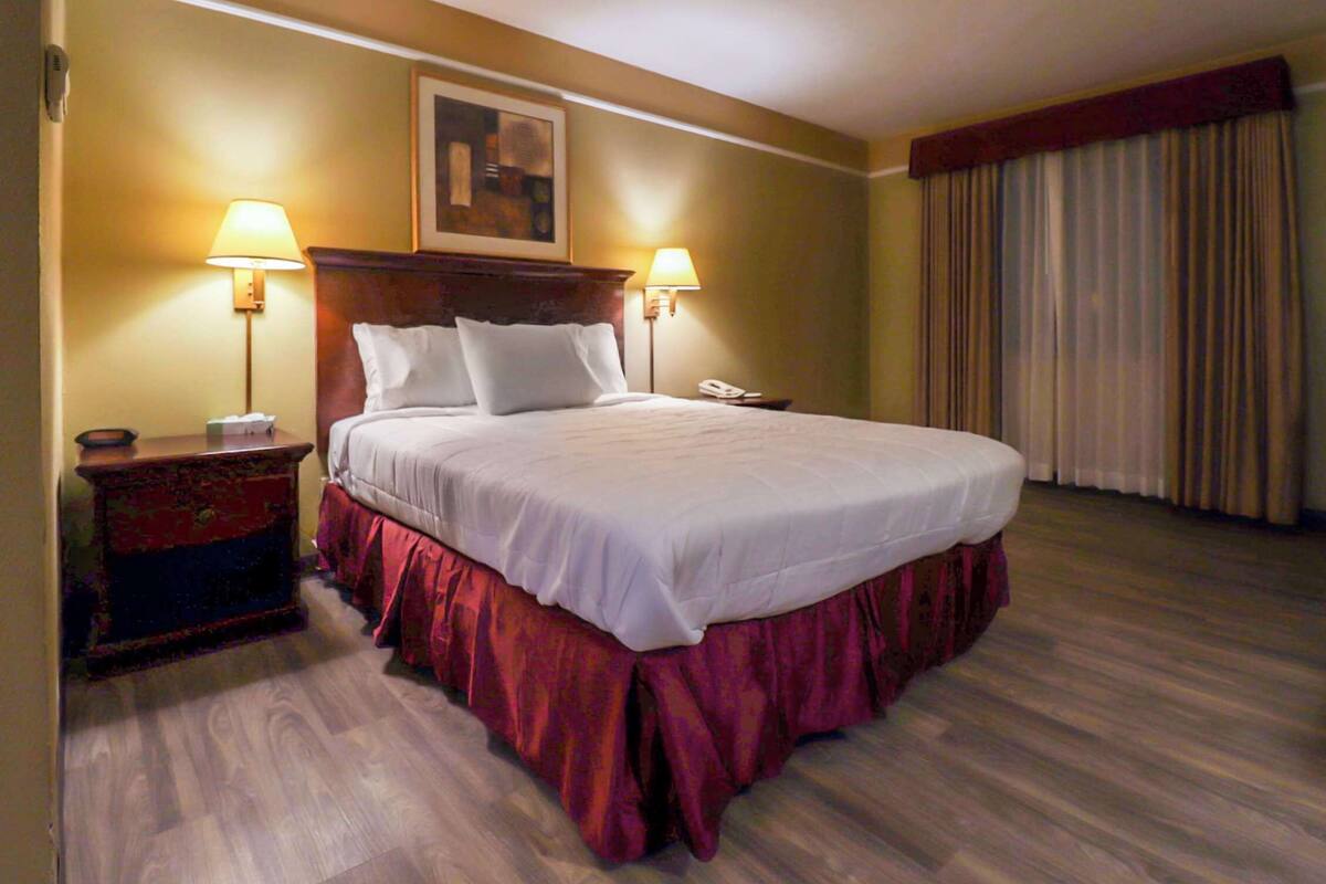 Standardzimmer, 1 Queen-Bett, Nichtraucher | Schreibtisch, schallisolierte Zimmer, Bügeleisen/Bügelbrett