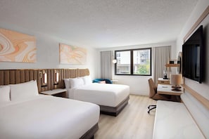 In-room safe, desk, laptop workspace, blackout drapes