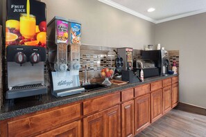 Free daily on-the-go breakfast