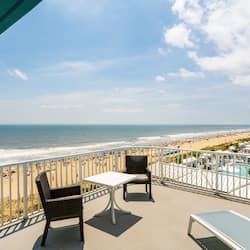 Suite Junior, 2 letti queen, balcone, fronte oceano | Vista dalla camera