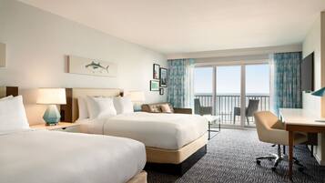 Junior Suite, 2 Queen Beds, Balcony, Oceanfront