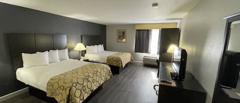 Room, 2 Queen Beds, Non Smoking | 1 bedroom, pillowtop beds, desk, blackout drapes