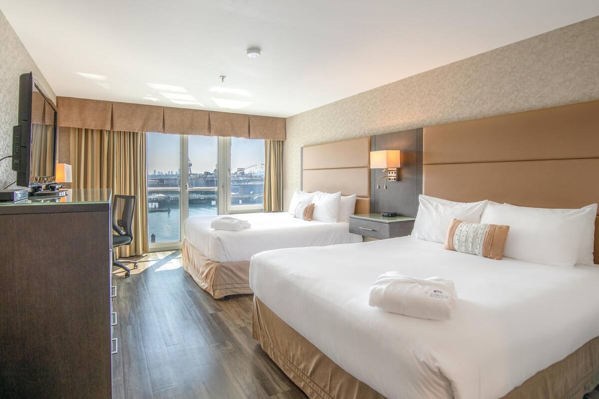 premium room, 2 queen beds (coast) | 1 bedroom, hypo-allergenic bedding, individually furnished, desk