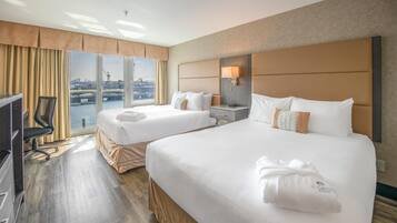Premium Room, 2 Queen Beds | Hypo-allergenic bedding, individually furnished, desk, laptop workspace