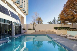 Indoor pool, outdoor pool