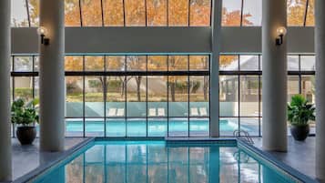 Indoor pool, outdoor pool