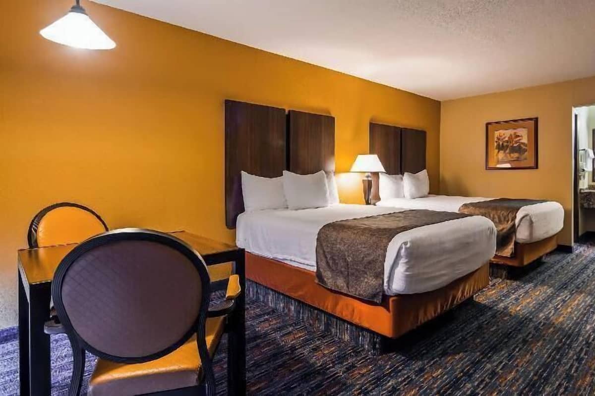 Premium bedding, down comforters, pillowtop beds, in-room safe