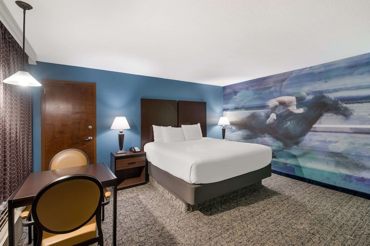 Premium bedding, down duvets, pillow-top beds, in-room safe