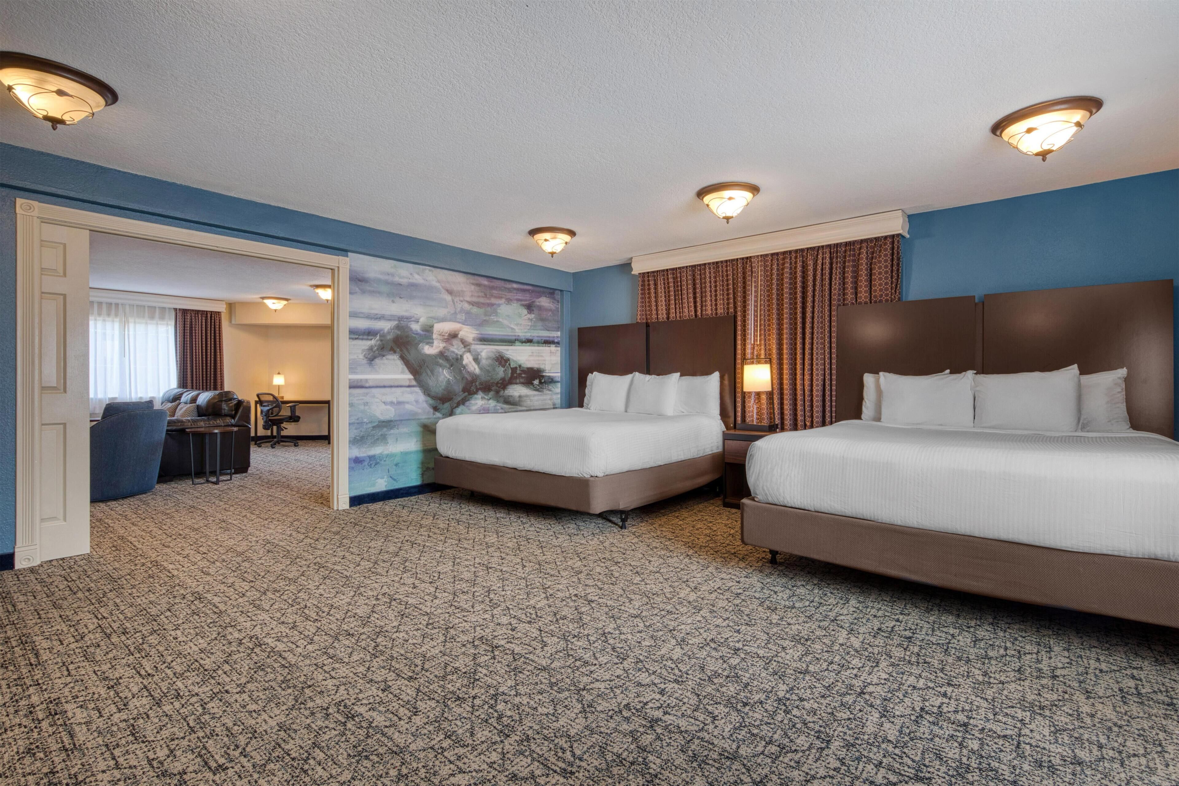 جناح عائلي - عدة أسرّة - لغير المدخنين - ثلاجة وميكروويف | أغطية فراش متميزة وألحفة محشوة بالريش وأسرّة بطبقة علوية مريحة