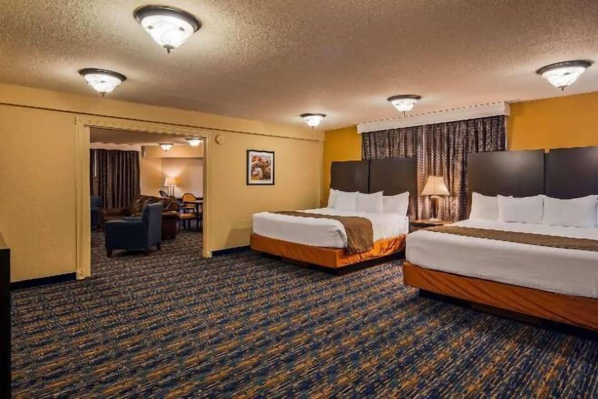 Premium bedding, down duvets, pillow-top beds, in-room safe